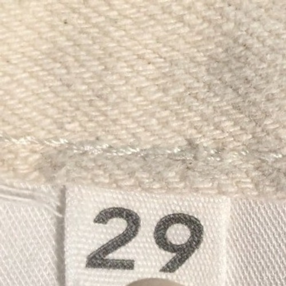 Still Here Cotton Childhood High-Rise Straight-Leg Jeans Cream Ecru 29 - Picture 13 of 13